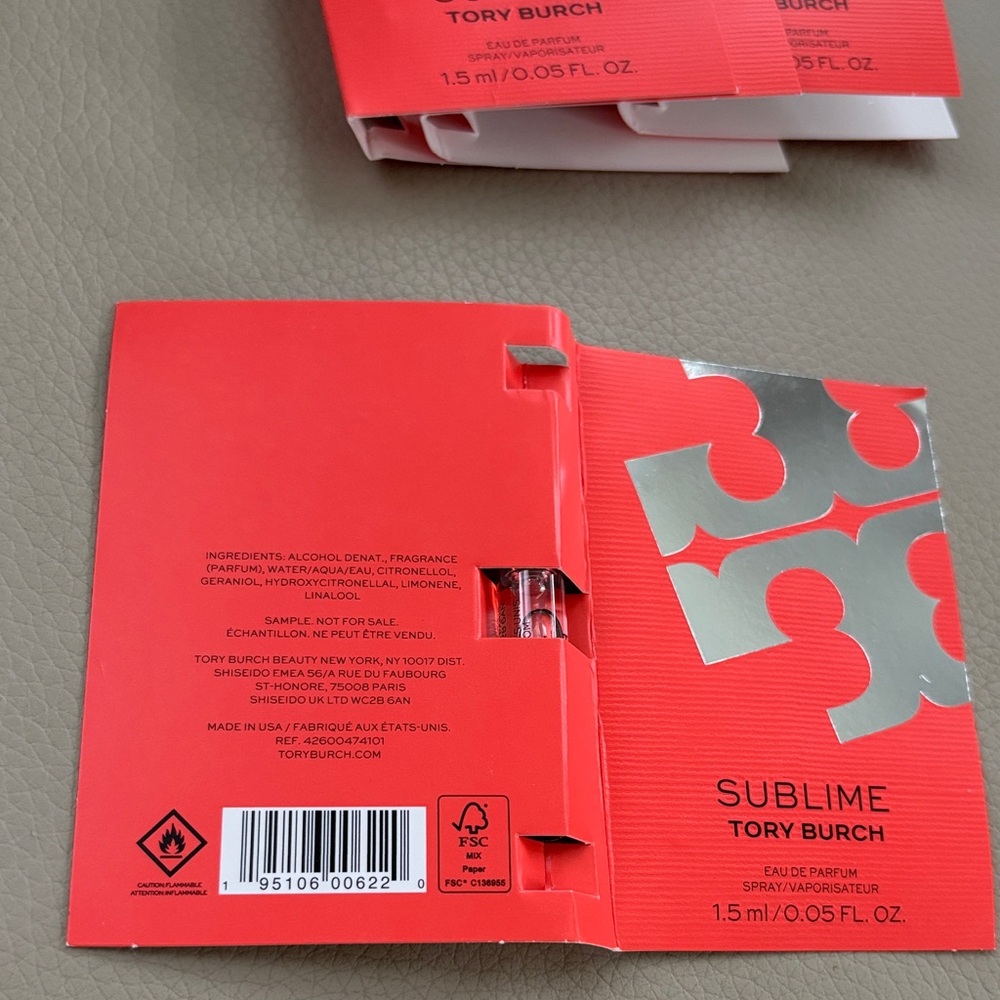 Tory Burch Sublime Eau De Parfum samples ( 6 samples ) - Picture 3 of 3